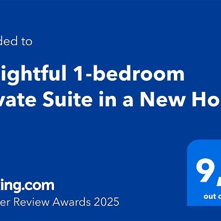Delightful 1-Bedroom Private Suite In A New Home 卡加利 外观 照片